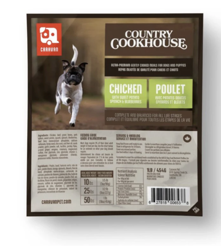 Big Country Raw BCR - Caravan Country Cookhouse - Chicken - 1lb