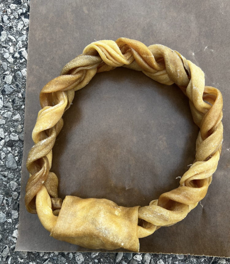 Nature's Own Nature's Own - Braided Buffalo Cheek Donut - 1pc