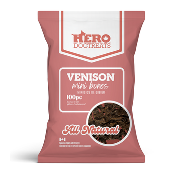 Hero Dog Treats Hero Dog Treats - Mini Bones - Venison