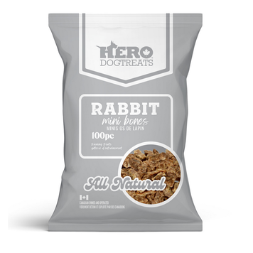 Hero Dog Treats Hero Dog Treats - Mini Bones - Rabbit