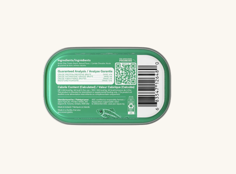 Open Farm Open Farm - CAT - Arctic Char Topper - 3oz