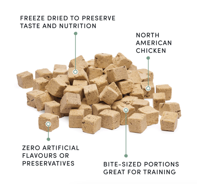 Crumps' Naturals Crumps - Freeze Dried Chicken Bites - 100g