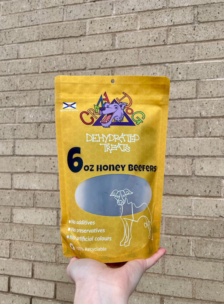 Crazy Dog Dehydrated Treats Crazy Dog - Honey Beefers - 6oz