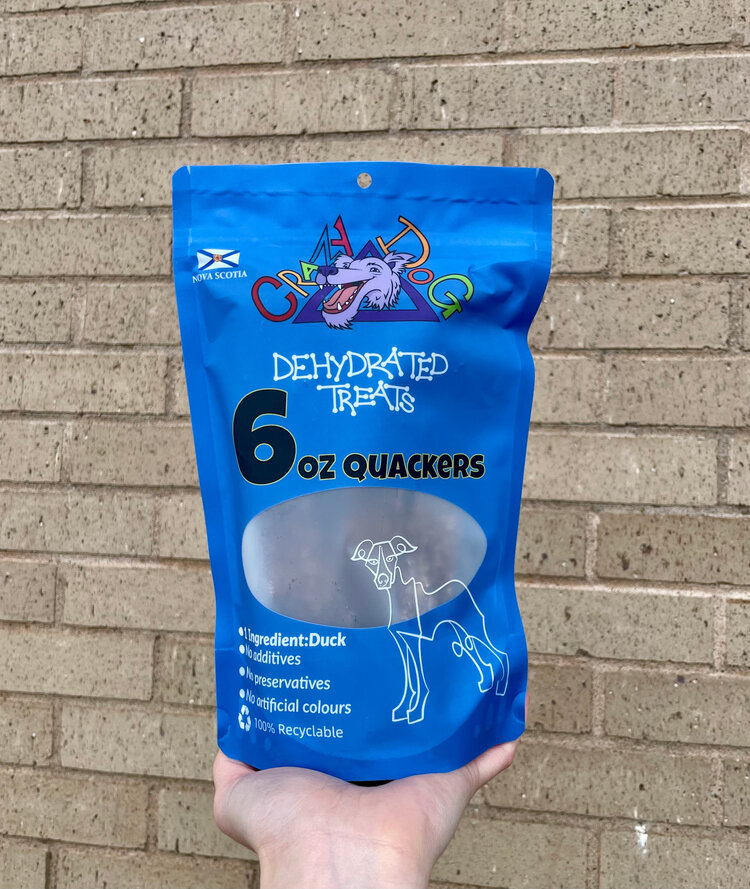 Crazy Dog Dehydrated Treats Crazy Dog - Quackers - 6oz