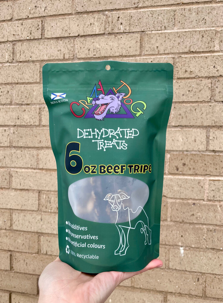 Crazy Dog Dehydrated Treats Crazy Dog - Beef Tripe - 6oz