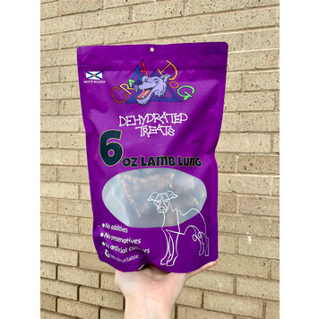 Crazy Dog Dehydrated Treats Crazy Dog - Lamb Lung - 6oz