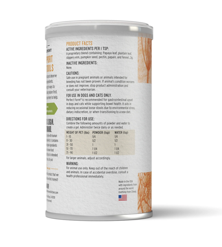 Honest Kitchen Honest Kitchen - Perfect Form Herbal Digestive Supplement - 3.2oz