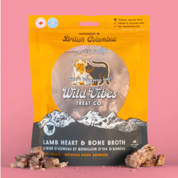 Wild Vibes Treat Co. Wild Vibes - Lamb Heart & Bone Broth - 80g