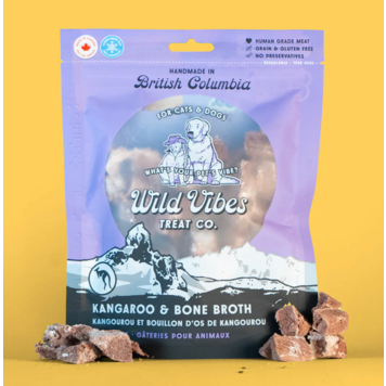 Wild Vibes Treat Co. Wild Vibes - Kangaroo & Bone Broth - 68g
