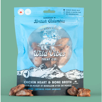 Wild Vibes Treat Co. Wild Vibes - Chicken Heart & Bone Broth - 55g