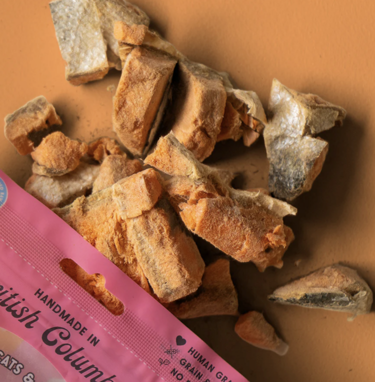 Wild Vibes Treat Co. Wild Vibes - Salmon Belly & Bone Broth - 75g