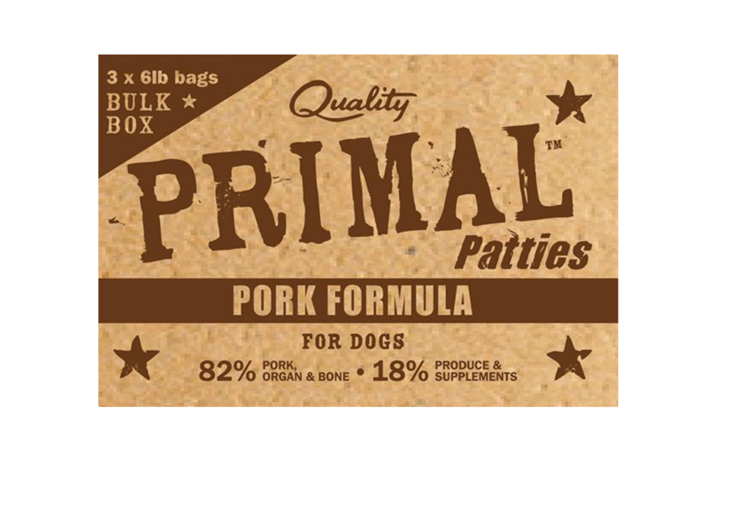 Primal Primal - Bulk - Pork - 18lbs