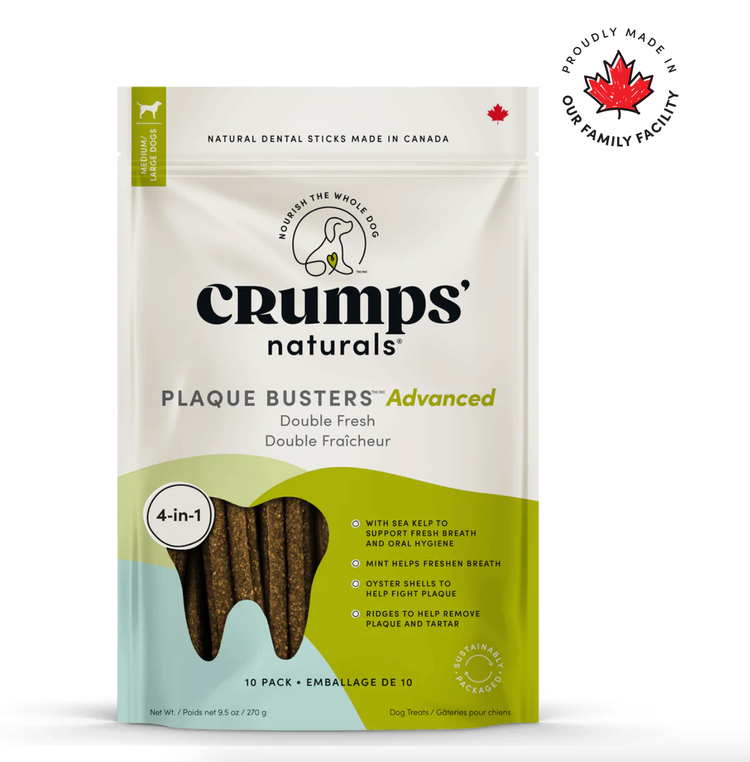 Crumps' Naturals Crumps - Plaque Busters - Advanced Sea Kelp & Mint - 10pk (7")