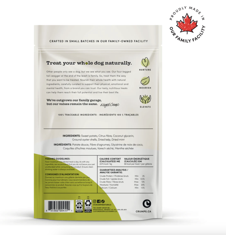 Crumps' Naturals Crumps - Plaque Busters - Advanced Sea Kelp & Mint - 10pk (7")