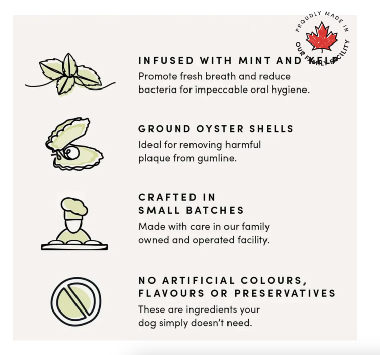 Crumps' Naturals Crumps - Plaque Busters - Advanced Sea Kelp & Mint - 10pk (7")