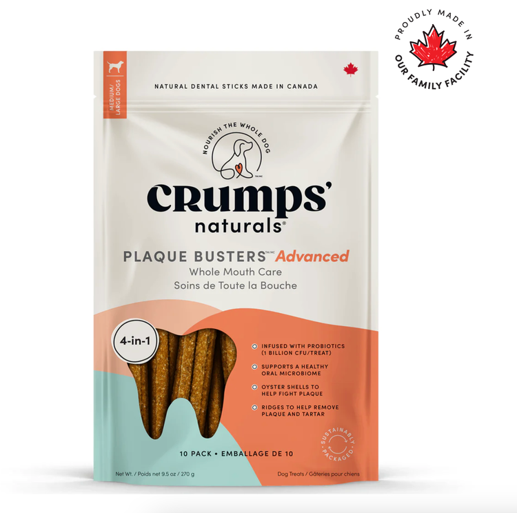 Crumps' Naturals Crumps - Plaque Busters - Advanced Whole Mouth - 10pk (7")