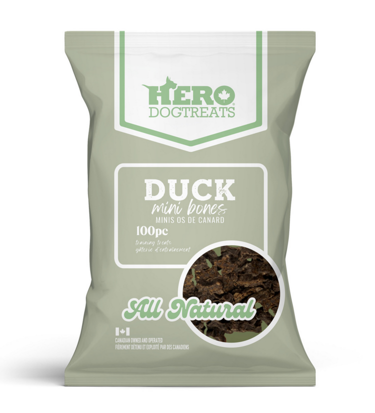 Hero Dog Treats Hero Dog Treats - Mini Bones - Duck