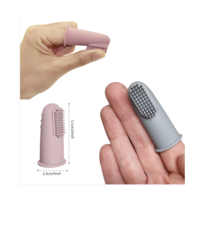 Wag & Bright Wag & Bright - Puppy Polisher - Finger Brush & Zip Travel Case