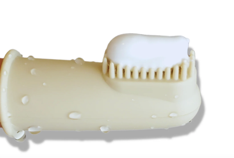 Wag & Bright Wag & Bright - Puppy Polisher - Finger Brush & Zip Travel Case