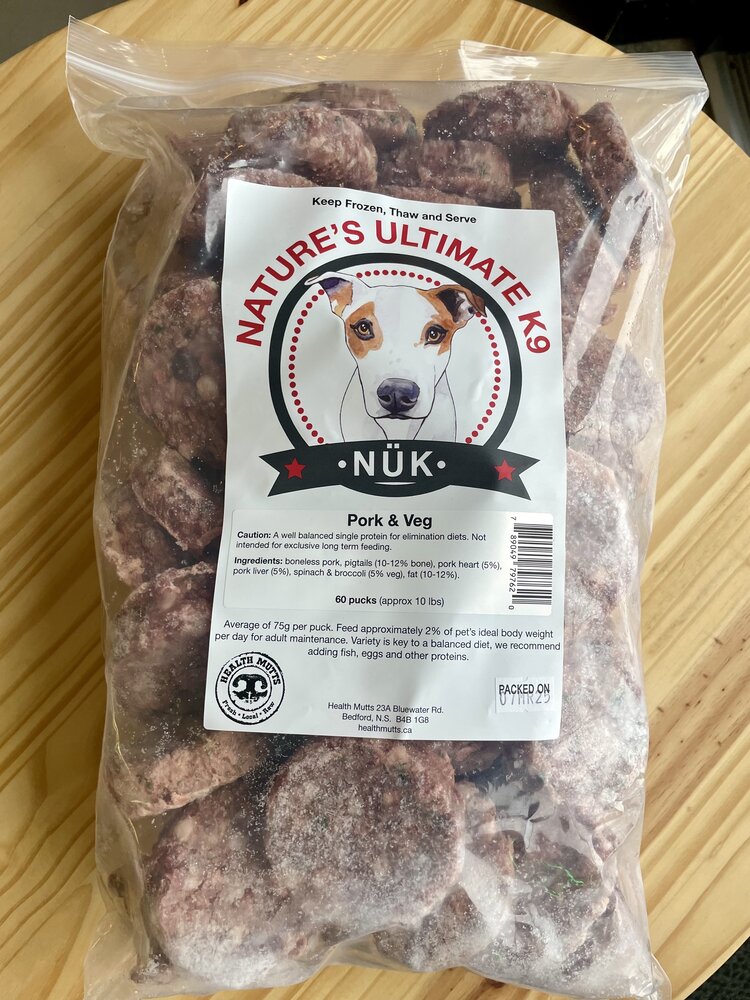 Health Mutts Health Mutts - NUK - Pork & Veg
