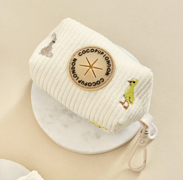 Cocopup Cocopup - Poop Bag Holder - Embroidered Woodland
