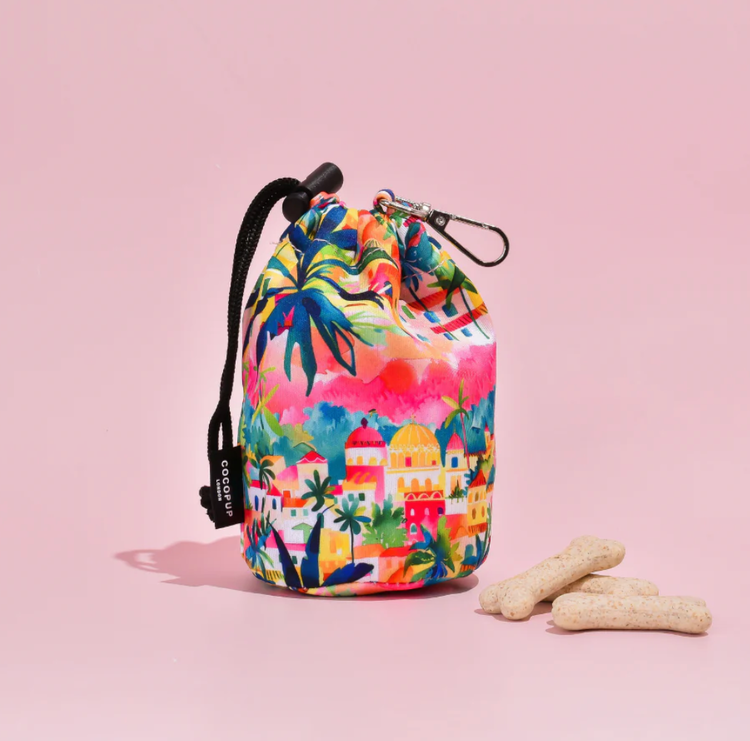 Cocopup Cocopup - Drawstring Treat Pouch - Portofino Pup