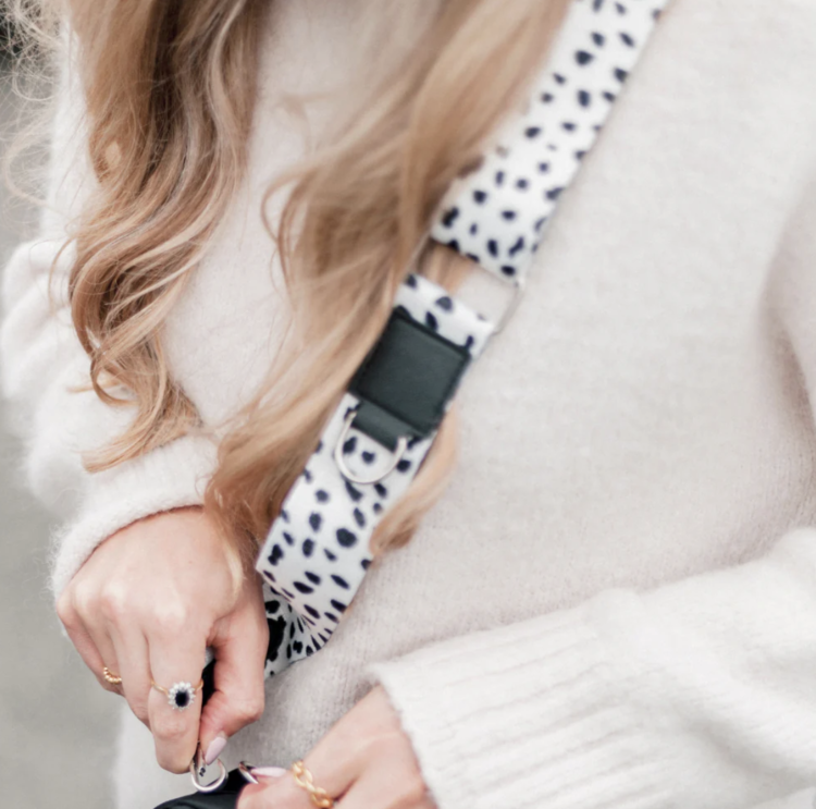 Cocopup Cocopup - Bag Strap - Monochrome Spots