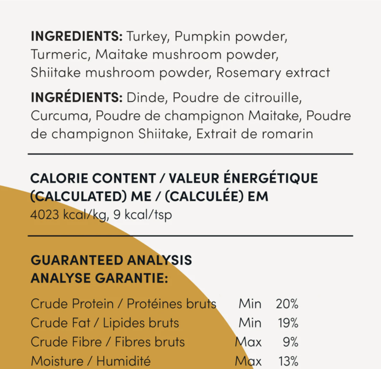 Crumps' Naturals Crumps' Naturals - Meal Topper - 110g - Turkey & Superfood Golds