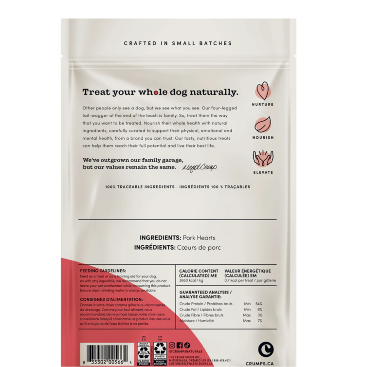 Crumps' Naturals Crumps' Naturals - Mini Trainers - Pork Heart