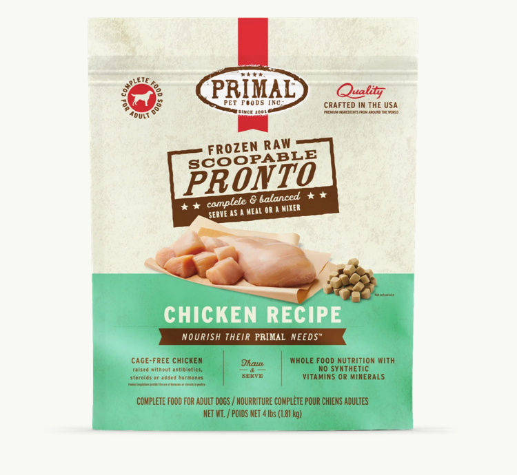 Primal Primal - Pronto - 4lbs - Chicken