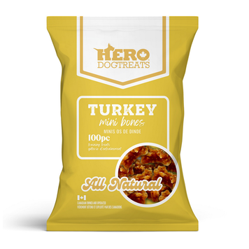 Hero Dog Treats Hero Dog Treats - Mini Bones - Turkey