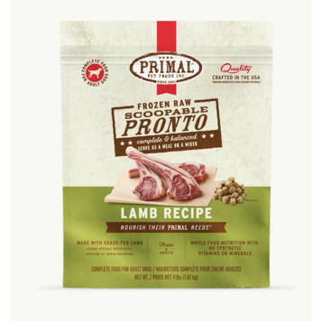 Primal Primal - Pronto - 4lbs - Lamb