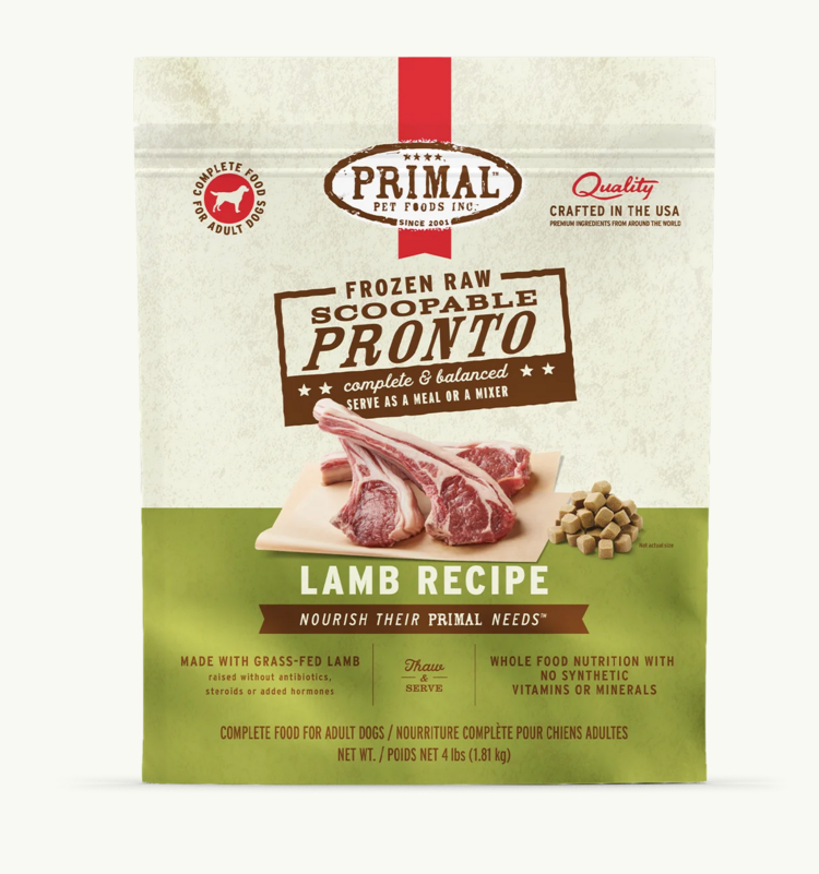 Primal Primal - Pronto - 4lbs - Lamb