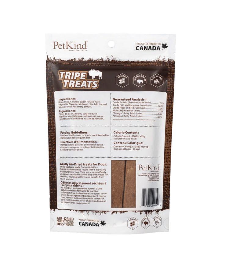 PetKind PetKind - Tripe Treats - 6oz - Bison
