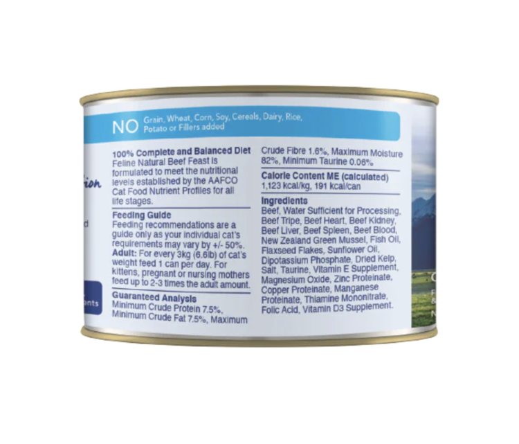 Feline Natural Feline Natural - Can - Beef Feast - 6oz