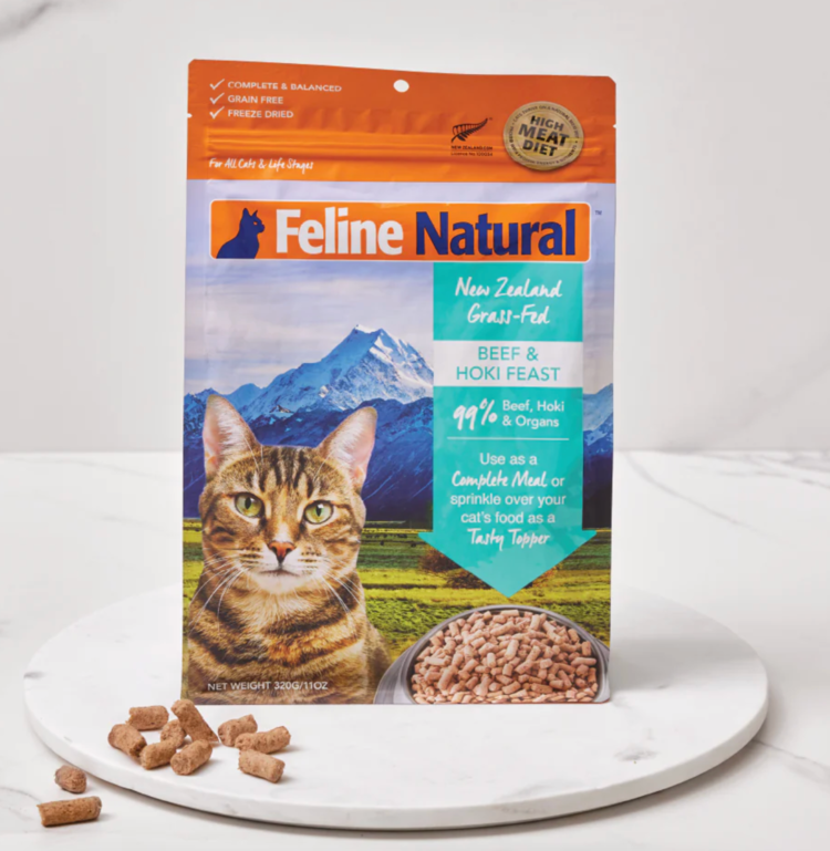 Feline Natural Feline Natural - Freeze Dried - Beef & Hoki - 320g