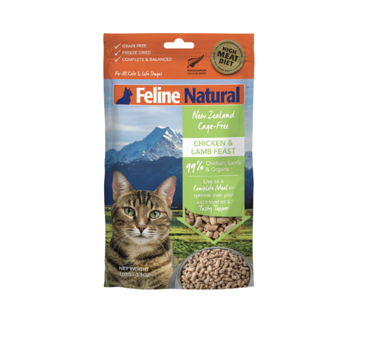 Feline Natural Feline Natural - Freeze Dried - Chicken & Lamb Feast