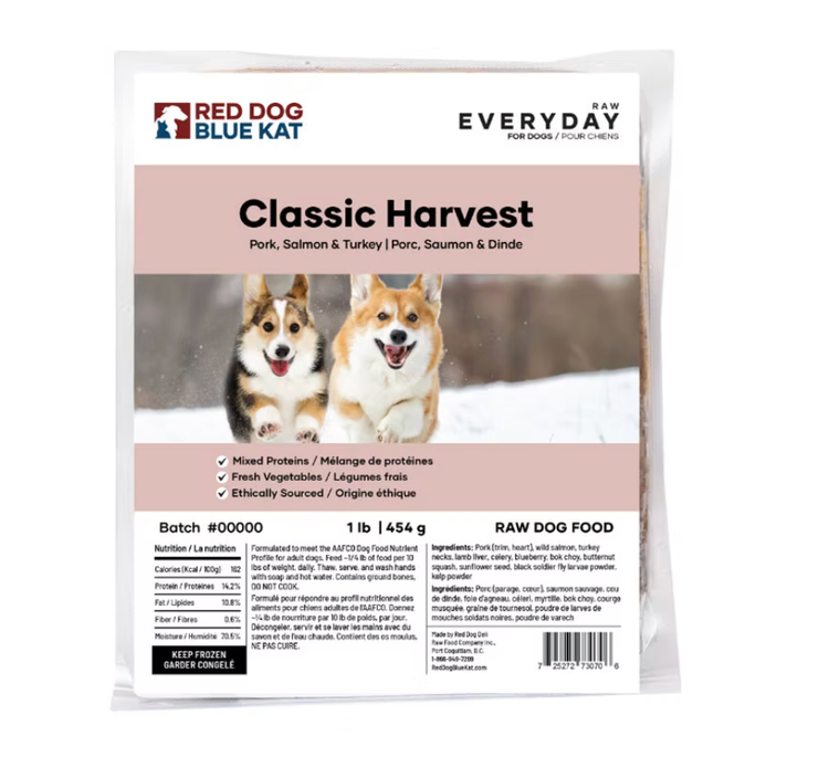 RDBK RDBK - Everyday Raw - Classic Harvest - 1lb (4 x 0.25lb)