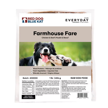 RDBK RDBK - Everyday Raw - Farmhouse Fare - 1lb (4 x 0.25lb)