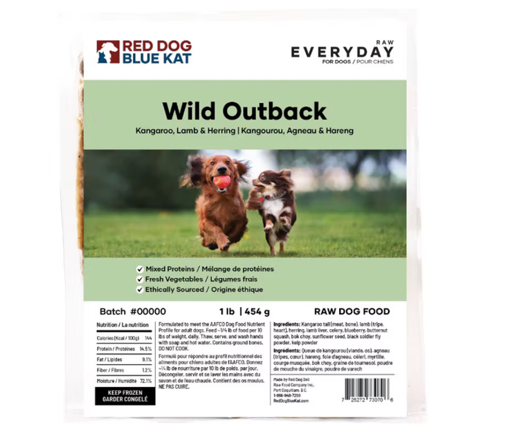 RDBK RDBK - Everyday Raw - Wild Outback - 1lb (4 x 0.25lb)
