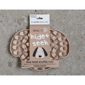 Dexy Paws Dexy Paws - Snuffle Mat - Beige Dog Head