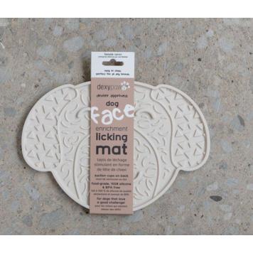 Dexy Paws Dexy Paws - Lick Mat - Dog Head - White