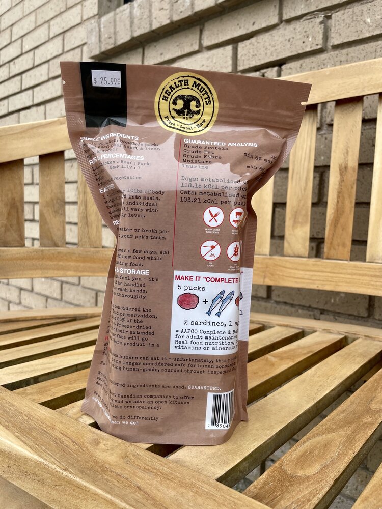 Health Mutts Health Mutts - Freeze Dried NUK - 275g - Original