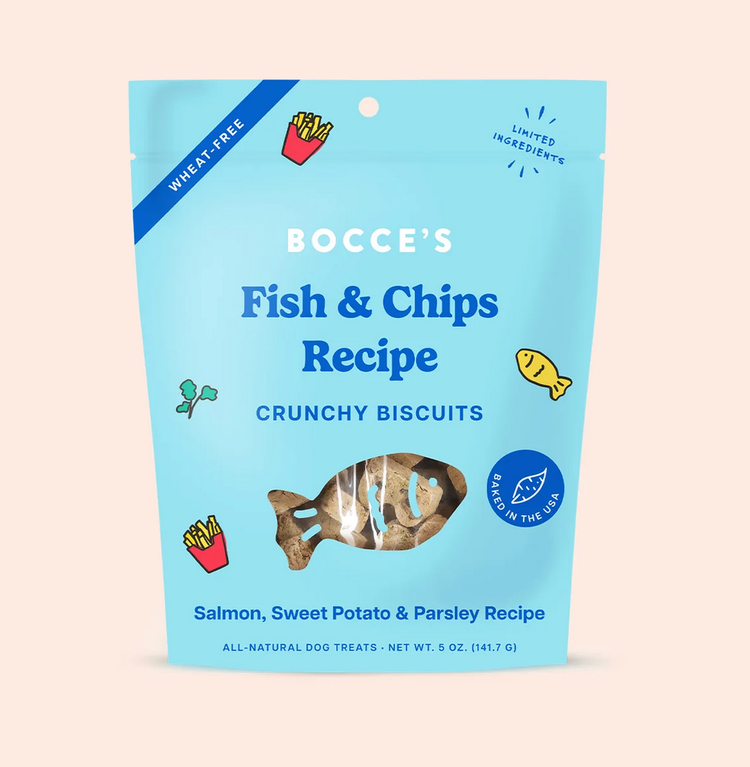 Bocce's Bakery Bocce's Bakery - Biscuits - Fish & Chips - 5oz
