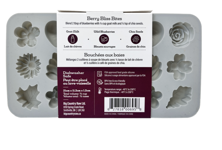 Big Country Raw BCR - Silicone Mold Tray - Small Grey