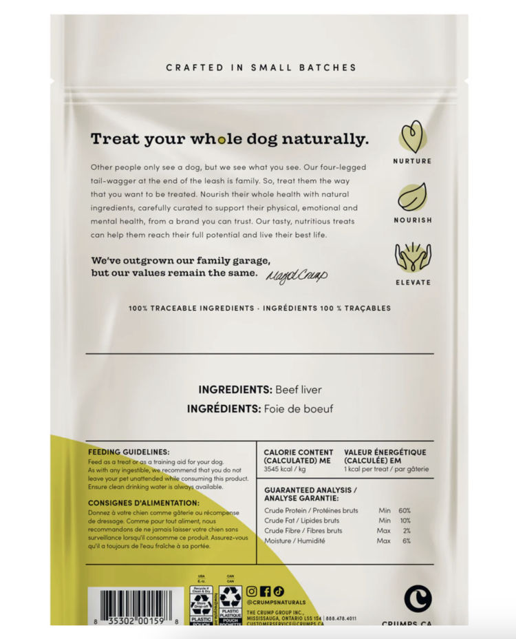 Crumps' Naturals Crumps - Mini Trainers - Beef Liver