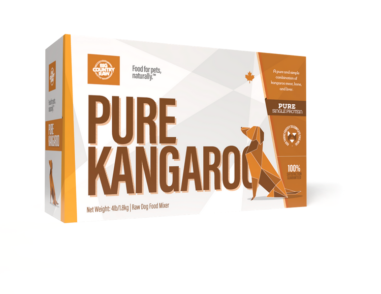 Big Country Raw BCR - Pure Kangaroo Carton - 4lbs