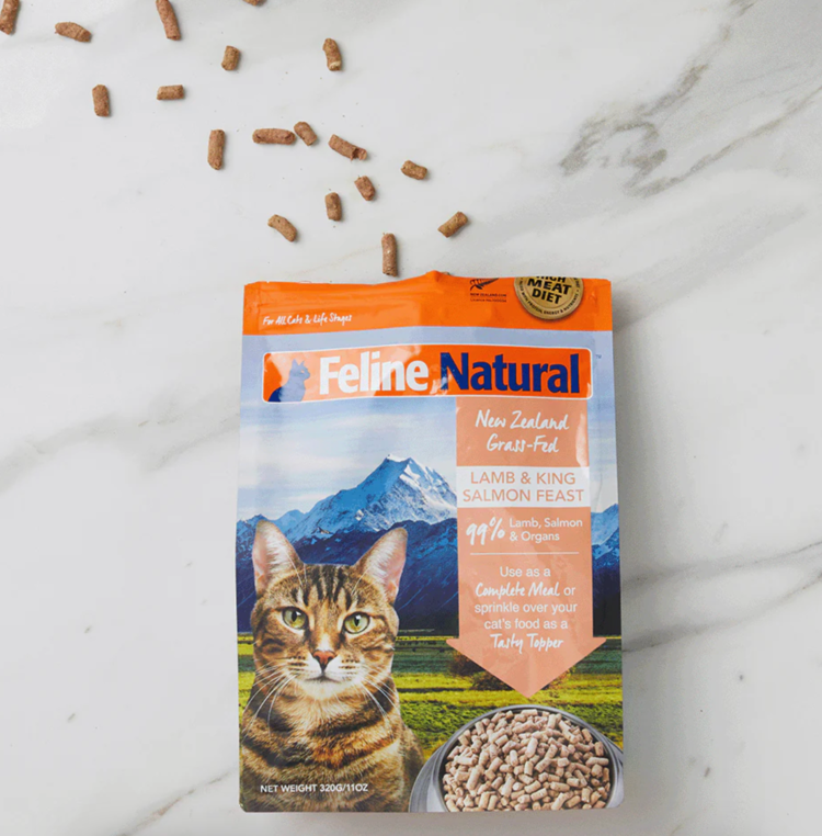 Feline Natural Feline Natural - Freeze Dried - Lamb & King Salmon - 320g