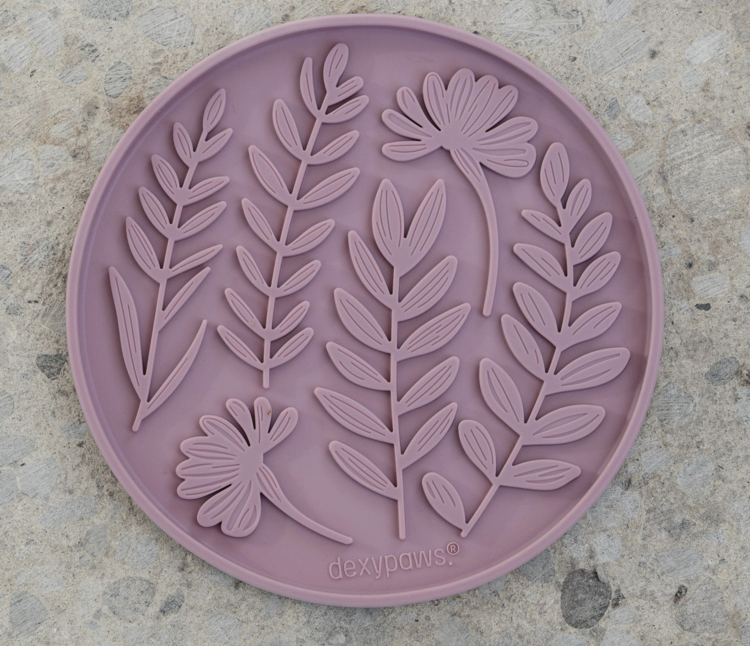 Dexy Paws Dexy Paws - Lick Mat - Blush Pink Garden