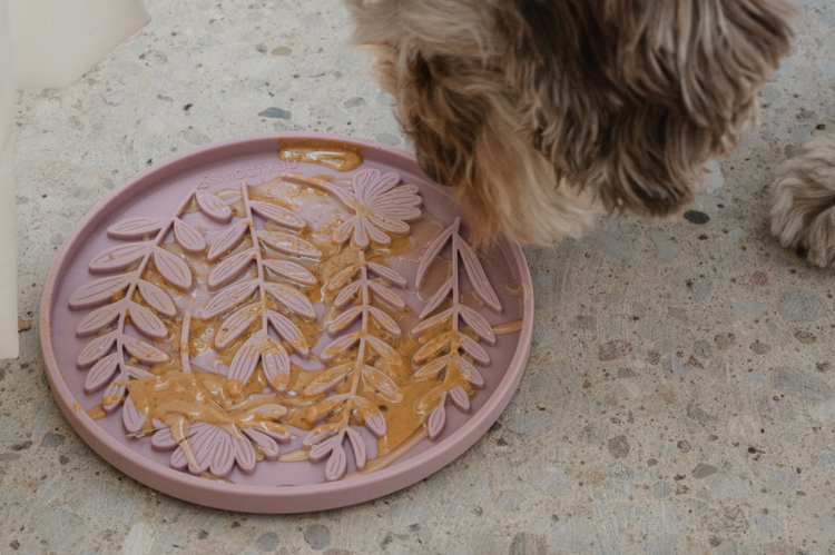 Dexy Paws Dexy Paws - Lick Mat - Blush Pink Garden